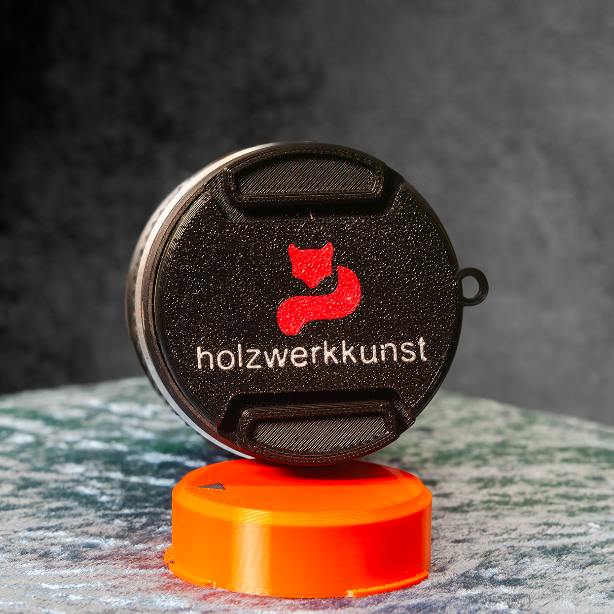 Objektiv Schutzkappe mit Logo oder Wunschtext für Canon FD 28mm 1:2.8